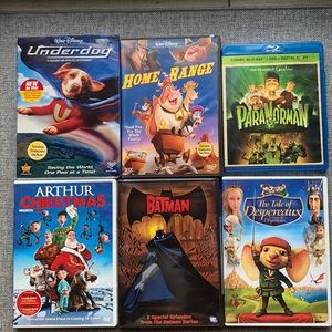 Kids DVD/Blue-ray bundle